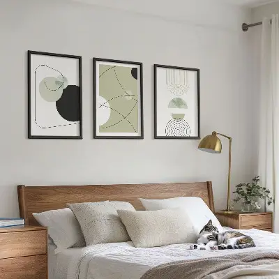 Set tablouri decorative forme abstracte colorate