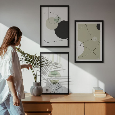 Set tablouri decorative Forme abstracte culori