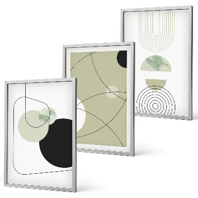 Set tablouri decorative Forme abstracte culori
