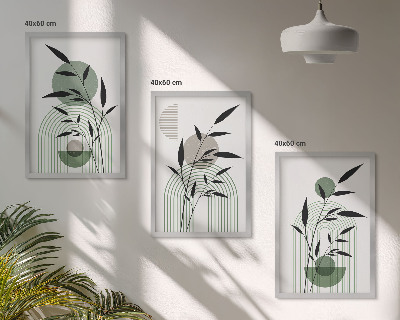 Set tablouri decorative Compoziții de plante Boho