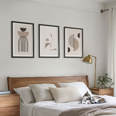 Set tablouri decorative Forme abstracte și chip
