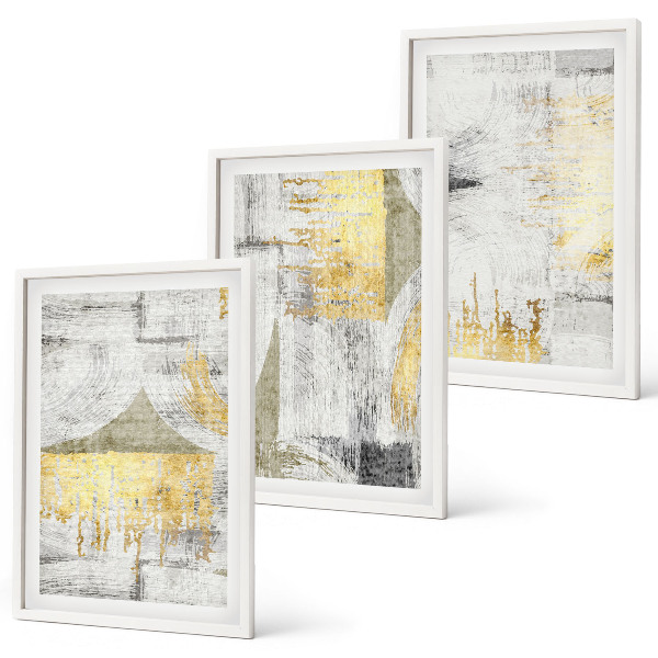 Set tablouri decorative Modele abstracte de pictură la modă