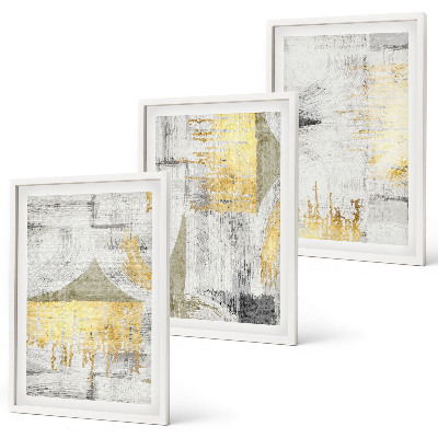 Set tablouri decorative Modele abstracte de pictură la modă