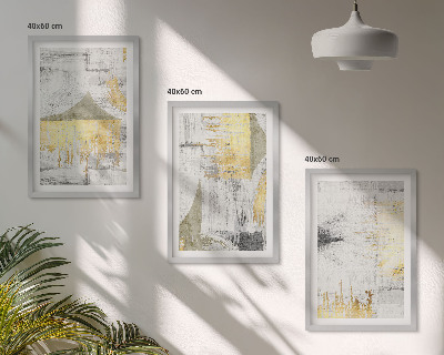 Set tablouri decorative Modele abstracte de pictură la modă