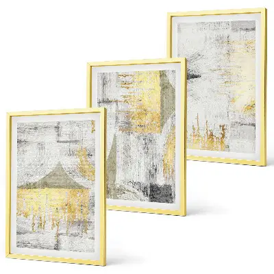 Set tablouri decorative cu modele abstracte de pictură în tendințe