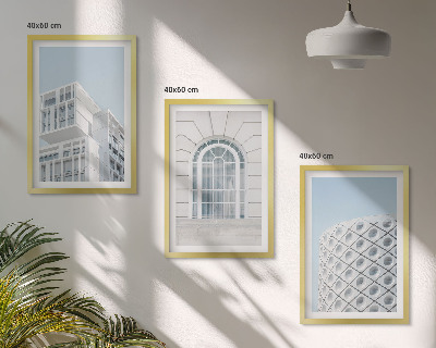 Set tablouri pentru dormitor Geometria arhitecturii moderne