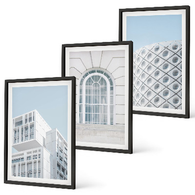 Set tablouri pentru dormitor Geometria arhitecturii moderne