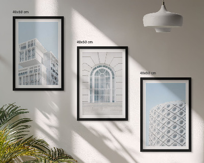 Set tablouri pentru dormitor Geometria arhitecturii moderne