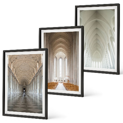 Set tablouri decorative Interioarele clădirilor istorice