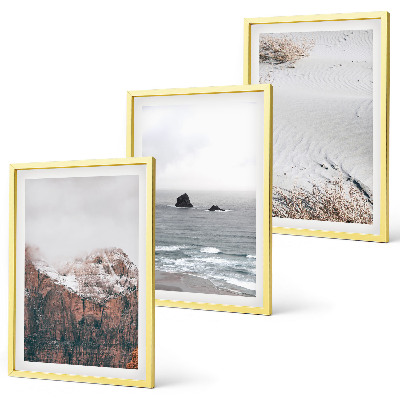 Set tablouri pentru dormitor Munți, nori, mare, nisip, natură