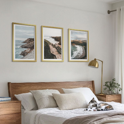 Set tablouri decorative Vederi la stânci, peisaje de plajă