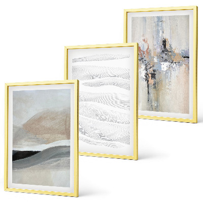Set tablouri decorative Modele abstracte de pământ