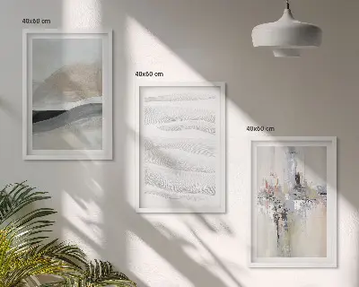 Set de tablouri decorative modele abstracte cu motive de pământ