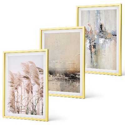 Set tablouri pentru dormitor Modele abstracte de vegetație