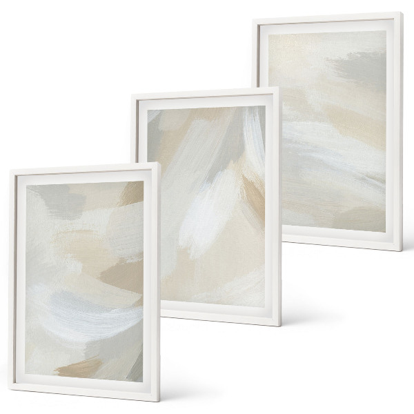 Set tablouri pentru dormitor Fundal abstract cu pensulă
