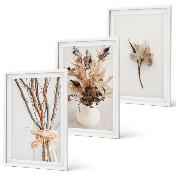 Set tablouri pentru dormitor Flori ramuri minimaliste