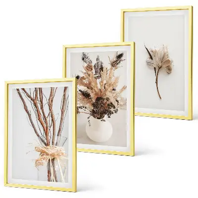 Set tablouri pentru dormitor cu model de flori și ramuri minimaliste