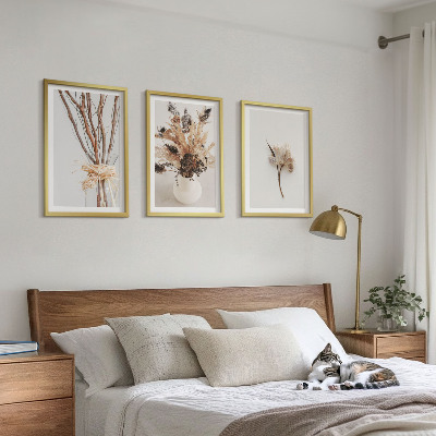 Set tablouri pentru dormitor Flori ramuri minimaliste