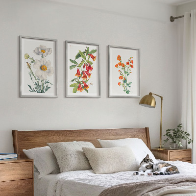Set tablouri decorative Aranjamente florale retro