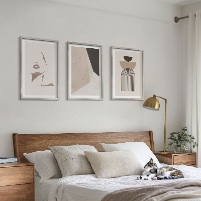 Set tablouri decorative Forme abstracte ale feței