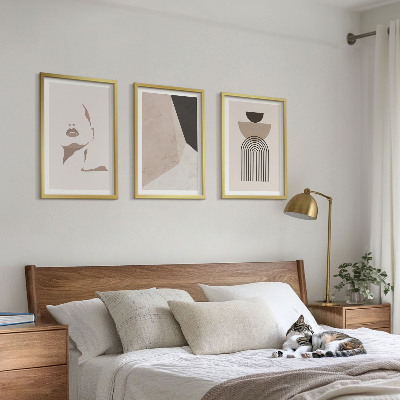 Set tablouri decorative Forme abstracte ale feței