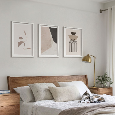 Set tablouri decorative Forme abstracte ale feței