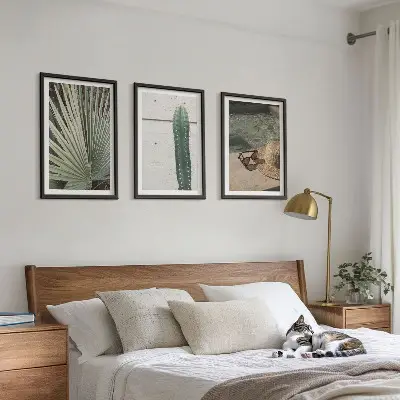 Set tablouri decorative cu tematică de accesorii pentru plante tropicale