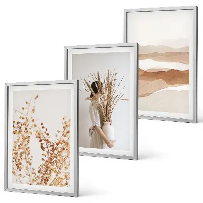 Set tablouri decorative cu design floral în stil boho rustic