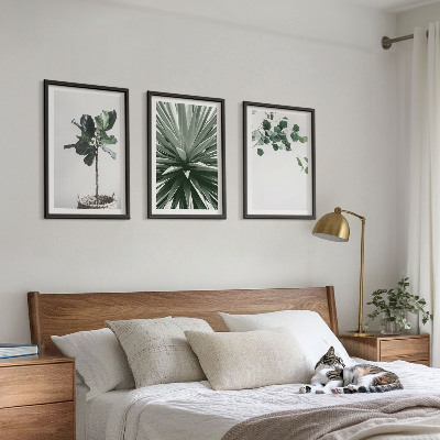 Set tablouri decorative Minimalismul plantelor verzi