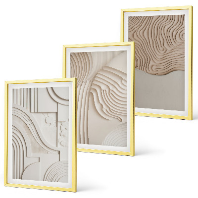 Set tablouri pentru dormitor Modele abstracte bej alb