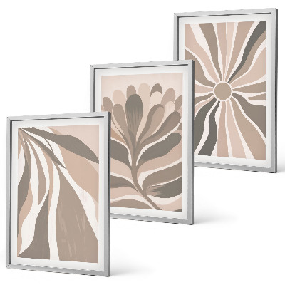 Set tablouri pentru dormitor Modele abstracte de plante