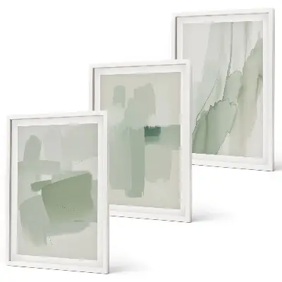 Set tablouri decorative cu modele abstracte de acuarelă