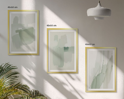 Set tablouri decorative Modele abstracte de acuarelă