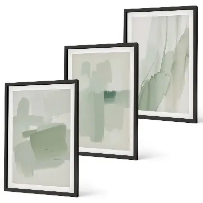 Set tablouri decorative cu modele abstracte de acuarelă