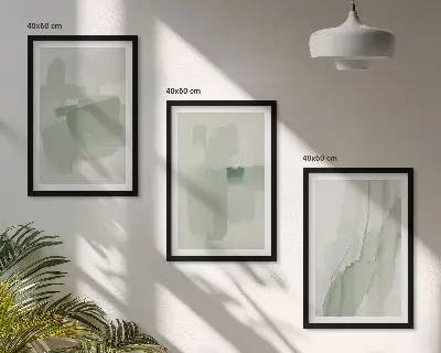 Set tablouri decorative cu modele abstracte de acuarelă