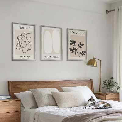 Set tablouri pentru dormitor Picturile elegante cu plante ale lui Matisse