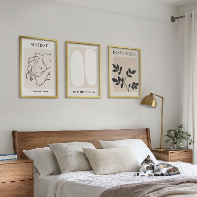 Set tablouri pentru dormitor Picturile elegante cu plante ale lui Matisse