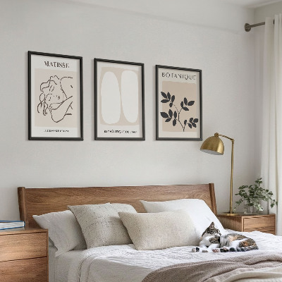 Set tablouri pentru dormitor Picturile elegante cu plante ale lui Matisse
