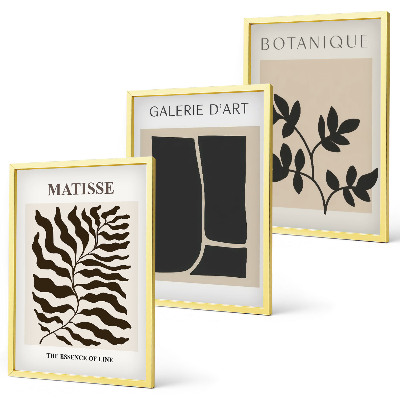 Set tablouri decorative Postere minimaliste cu plante