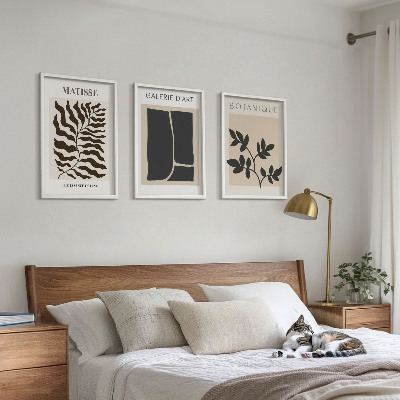 Set tablouri decorative Postere minimaliste cu plante