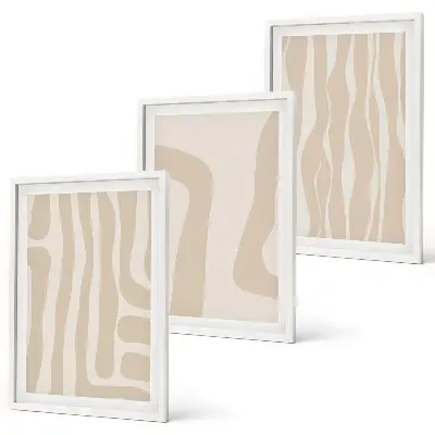 Set de tablouri decorative cu modele abstracte în stil boho