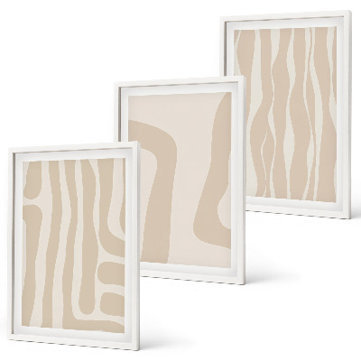 Set tablouri decorative Modele abstracte în stil boho