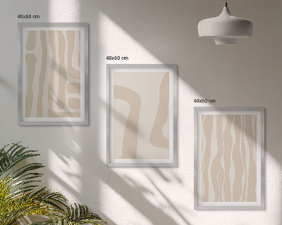Set tablouri decorative Modele abstracte în stil boho