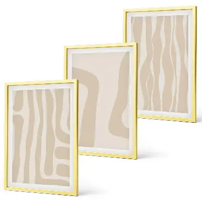 Set de tablouri decorative cu modele abstracte în stil boho