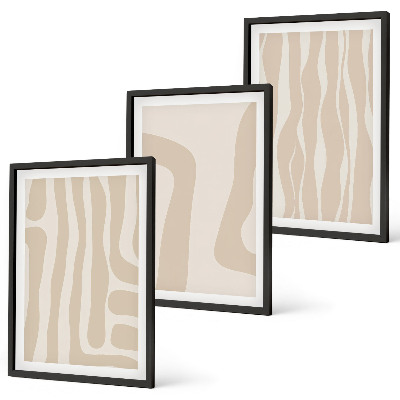 Set tablouri decorative Modele abstracte în stil boho