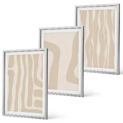 Set de tablouri decorative cu modele abstracte în stil boho