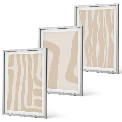 Set tablouri decorative Modele abstracte în stil boho