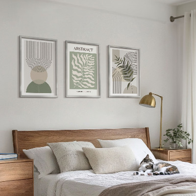 Set tablouri decorative Abstracțiuni botanice boho