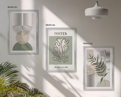Set tablouri pentru dormitor Modele botanice geometrice