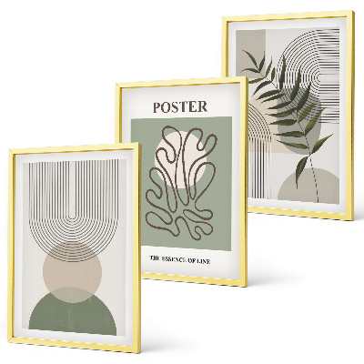 Set tablouri pentru dormitor Modele botanice geometrice